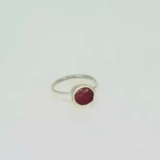 Ceyt Taşlı Küçük Yuvarlak Yüzük K0591