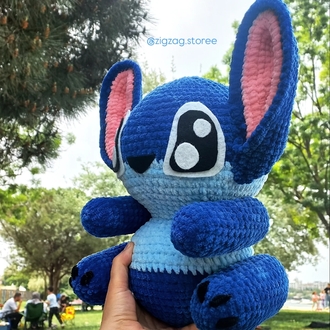 Stitch Kadife İp Amigurumi Oyuncak 