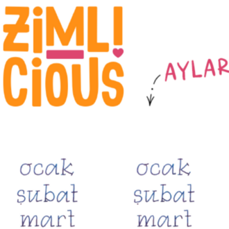 El Yazısı Türkçe Günler ve Aylar – Dolma Kalem