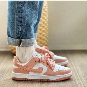 Nike Dunk Low DD1503-118 Pembe-Beyaz Spor Ayakkabı