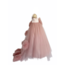 pink waterlily dress 5-6-7 yaş