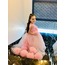 pink waterlily dress 8-9-10 yaş