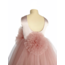 pink waterlily dress 5-6-7 yaş