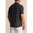 Siyah Beyaz Çizgili Slim Fit Likralı Kısa Kollu Erkek Gömlek