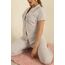 Düğmeli Viskon Bayan Pijama Takımı(Victoria Secret)
