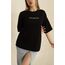 Nakışlı Oversize Tişört 