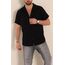 Relaxed Fit Keten Kısa Kollu Gömlek