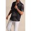 Slim Fit Yaprak Desenli Likralı Kısa Kollu Erkek Gömlek