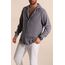 Füme Relaxed Fit Uzun Kollu Erkek Keten Gömlek