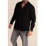 Relaxed Fit Keten Uzun Kollu Hakim Yaka Erkek Gömlek
