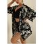 Püsküllü Okyanus Kumaş Kimono