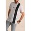 İndigo Slim fit Desenli Yazı Detay Erkek Tişört
