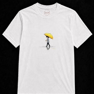 Sarı Şemsiye T-shirt 