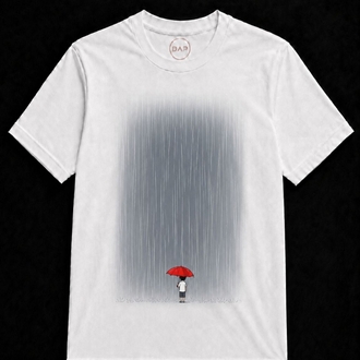 Yağmur Baskılı T-shirt 