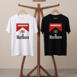 marlboro baskılı tişört 
