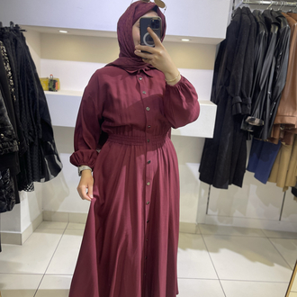 Ahsen mürdüm elbise