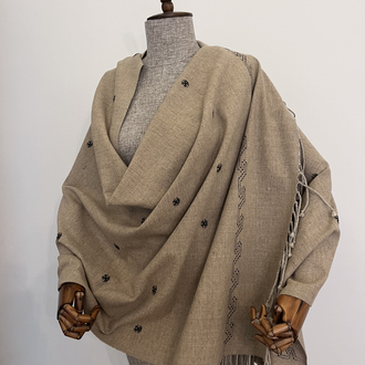 Pamuklu Ehram Şal (Taş)