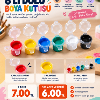 3ml dolu boya kutusu