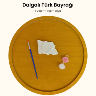 Dalgalı Türk Bayrağı