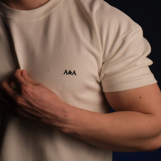 A&A Oversize Beyaz Tişört