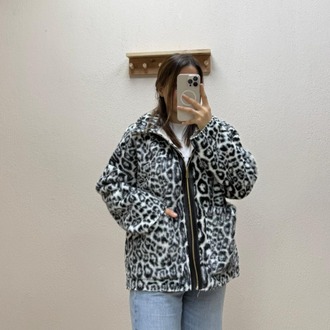 ZR desen leopar ceket