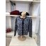 Gri leopar desenli ceket