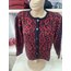 Leopar desenli bordo ceket