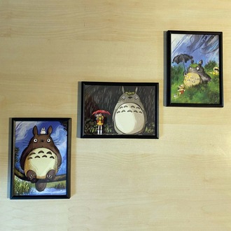 Totoro Çerçeve Seti (3lü)