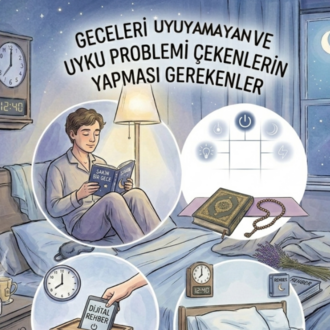Ayetler ve Manevi Tavsiyelerle Uyku Rehberi (Dijital PDF - Hemen İndir)