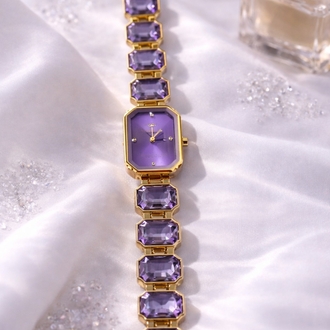 Swarovski Açık Lila Taşlı