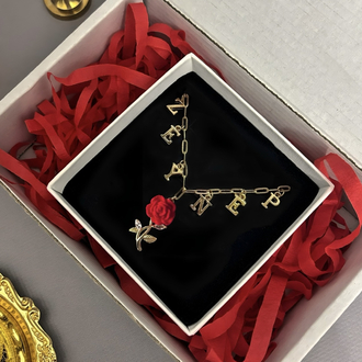 Güllü isim kolye (4-5 harfli isim için)