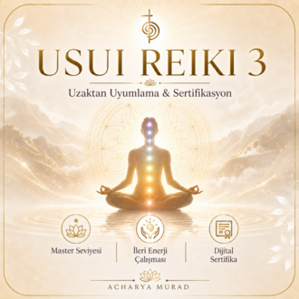 Usui Reiki 3 – Master Seviyesi Uzaktan Uyumlama & Sertifikasyon