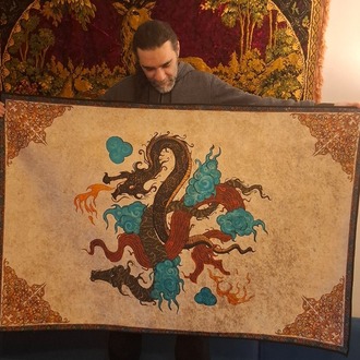 Ejderha 100x150 cm Özel Tasarım Halı