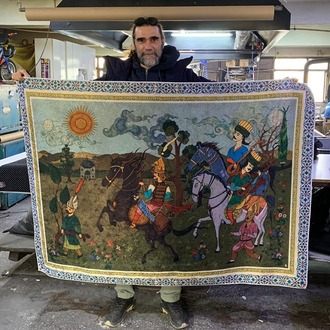 Av Sahnesi 120x180 Özel Tasarım Halı