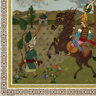 Av Sahnesi 120x180 Özel Tasarım Halı