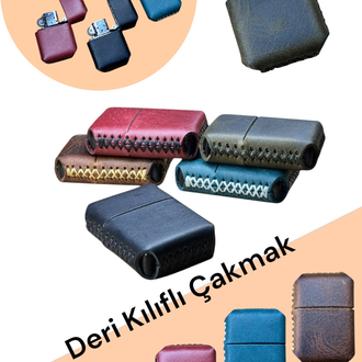 Deri Kılıflı Çakmak