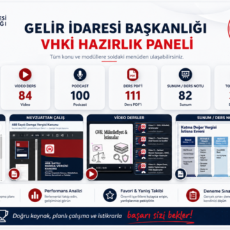 GELİR İDARESİ BAŞKANLIĞI VHKİ ÜNVANI HAZIRLIK PAKETİ
