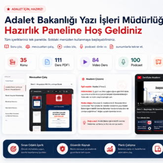 ADALET BAKANLIĞI YAZI İŞLERİ MÜDÜRLÜĞÜ SINAVI