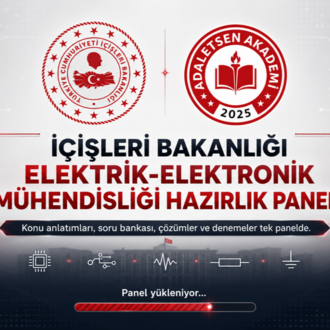 İÇİŞLERİ BAKANLIĞI ELEKTRİK-ELEKTRONİK MÜHENDİSLİĞİ PAKETİ