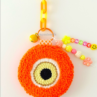 Punch Nakışı Charm Anahtarlık