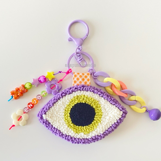 Punch Nakışı Charm Anahtarlık