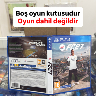 Boş Oyun Kutusu + Kuşe Kağıt