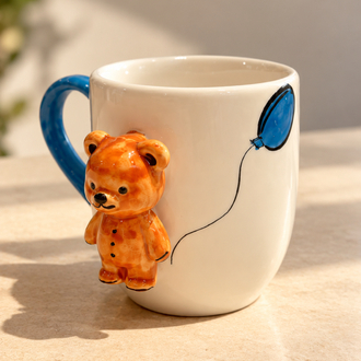 Balonlu Ayıcıklı Mug