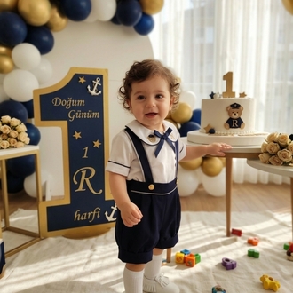 bebe yaka lacivert takım 