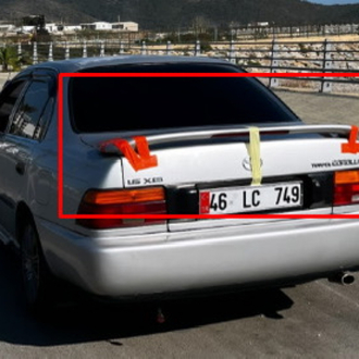 Orjinal Işıklı spoiler
