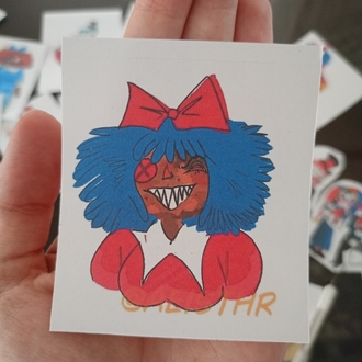Evil Ragatha sticker ( The Amazing Digital Circus) 