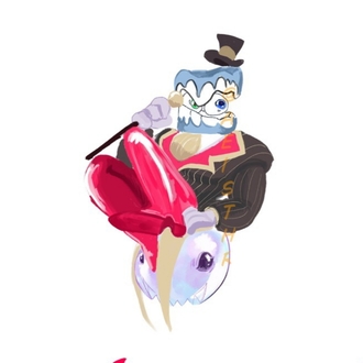 Evil Caine sticker 