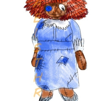 Ragatha sticker (The Amazing Digital Circus) @aeisthr's redesign