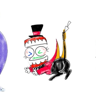 Mini Caine sticker ( The Amazing Digital Circus)