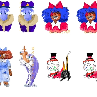 Evil Ragatha sticker ( The Amazing Digital Circus) 
